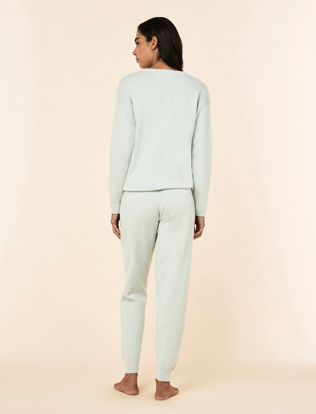Cosy Pointelle Long Sleeve Top and Jogger Set