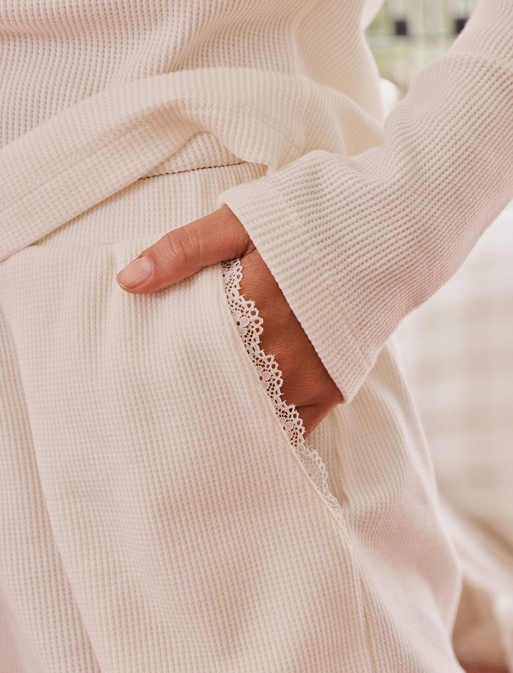 Claire Soft Cotton Waffle PJ Set