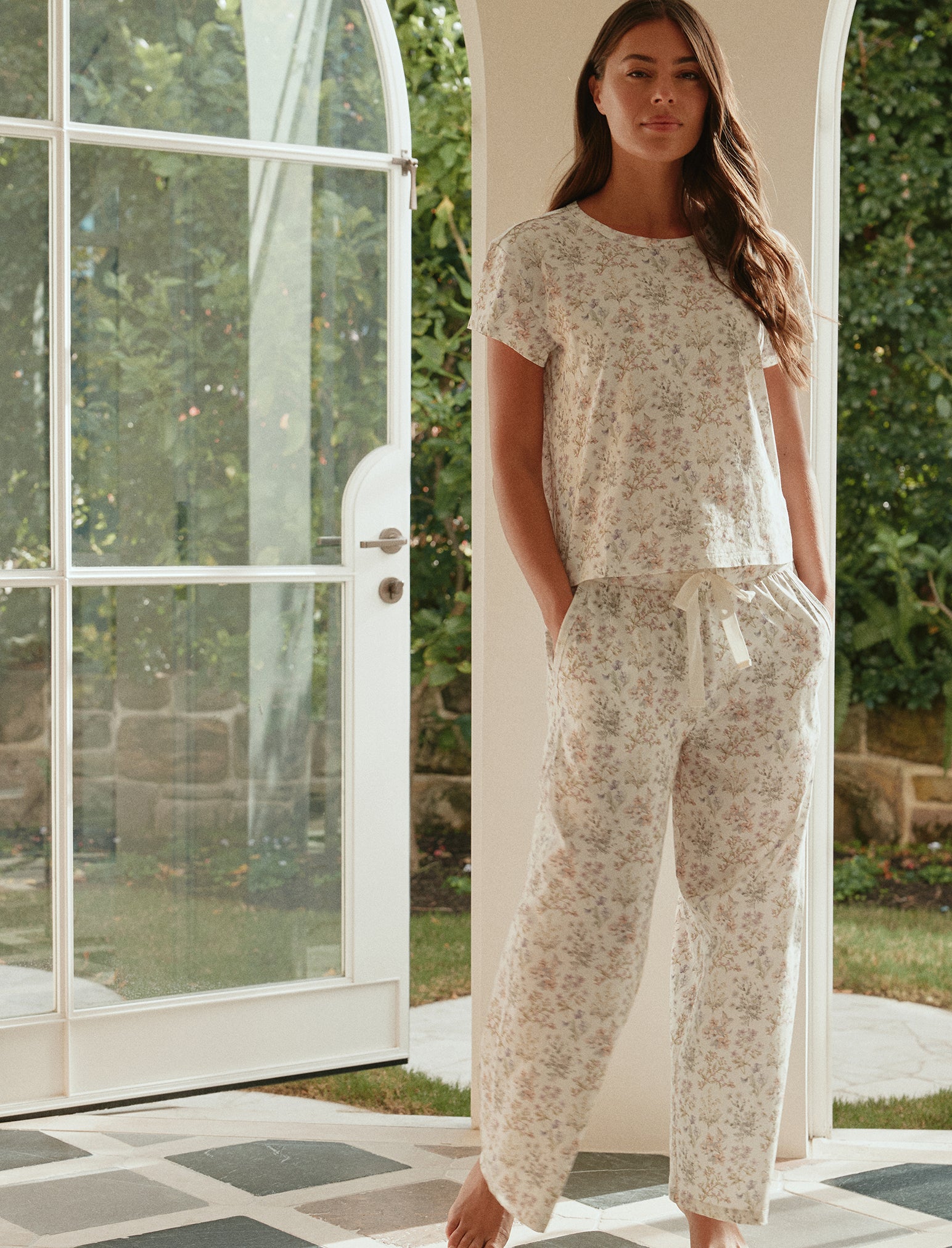 Floral Remedy Knit Boxy Tee