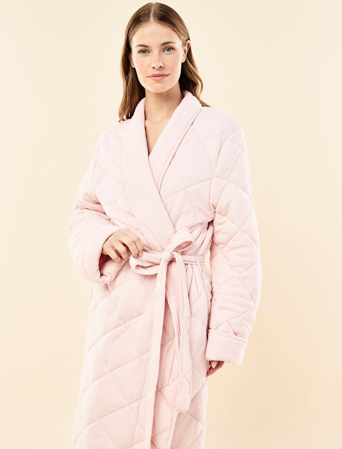 Quilted Cotton Maxi Robe