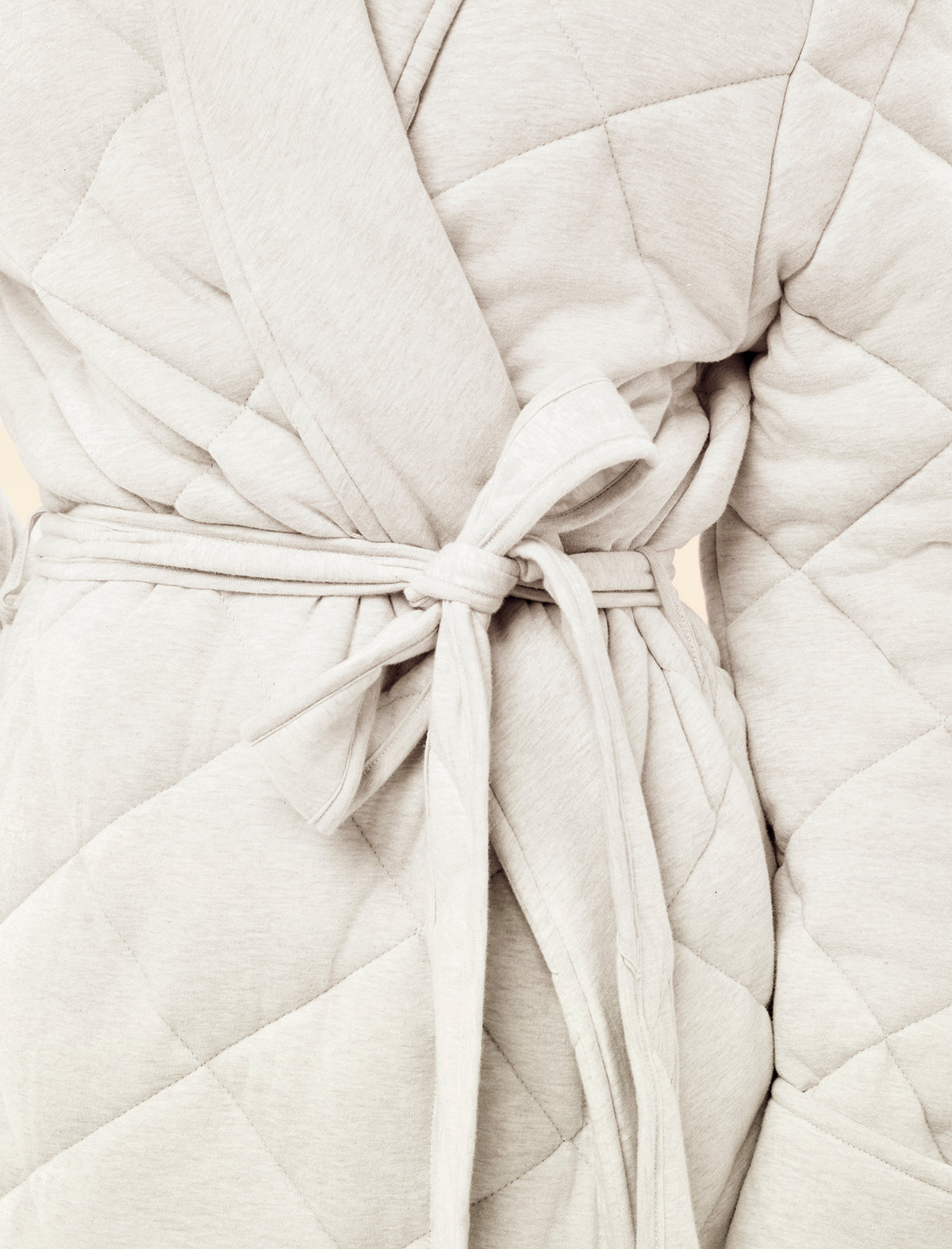 Quilted Cotton Maxi Robe