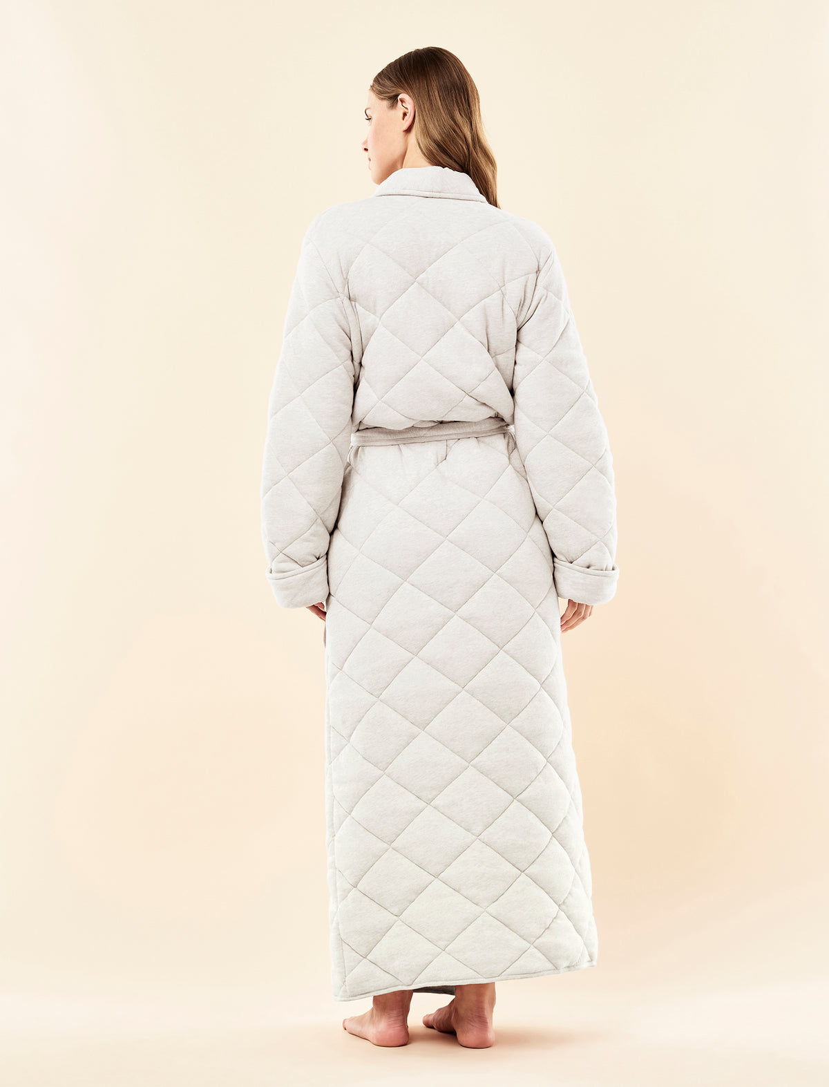 Quilted Cotton Maxi Robe