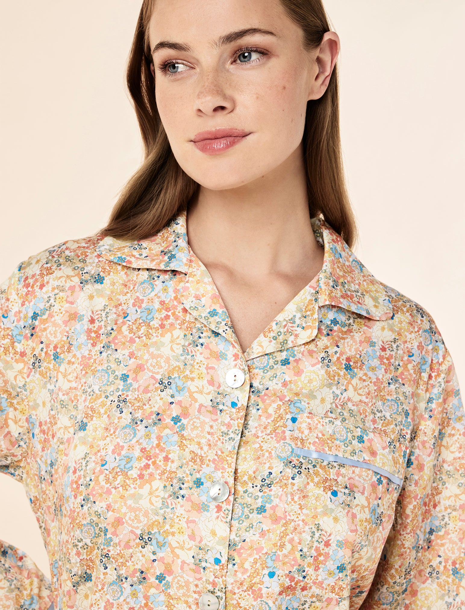 Carly Floral Full Length PJ Set