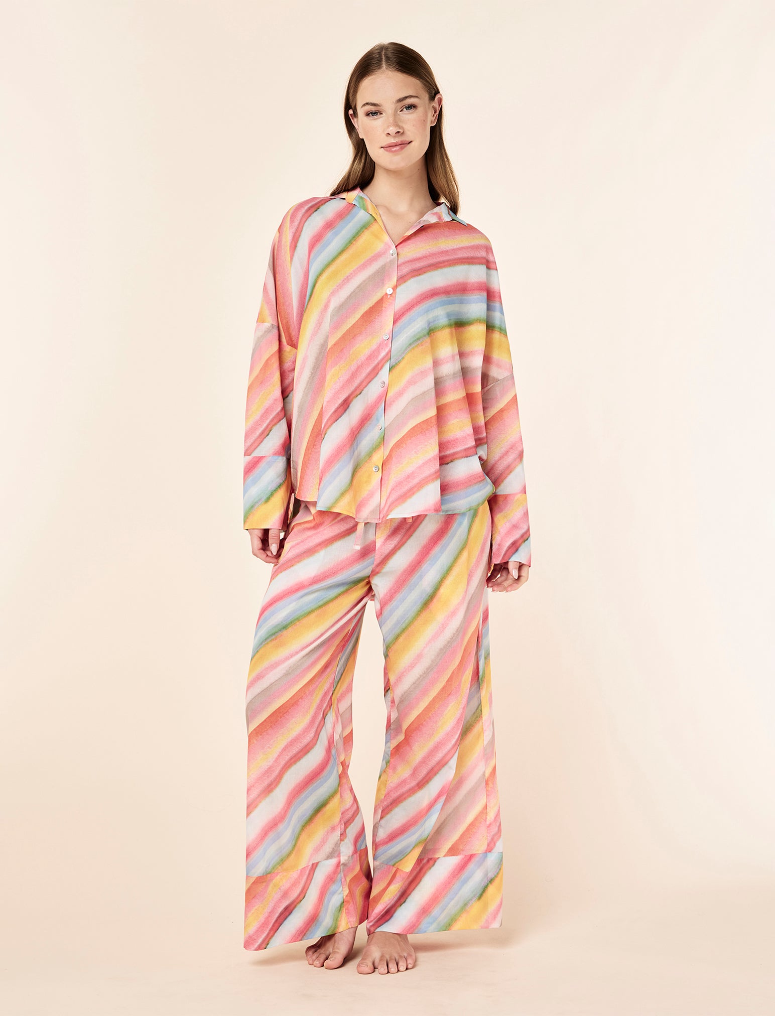 Sophie Stripe Full Length PJ Set
