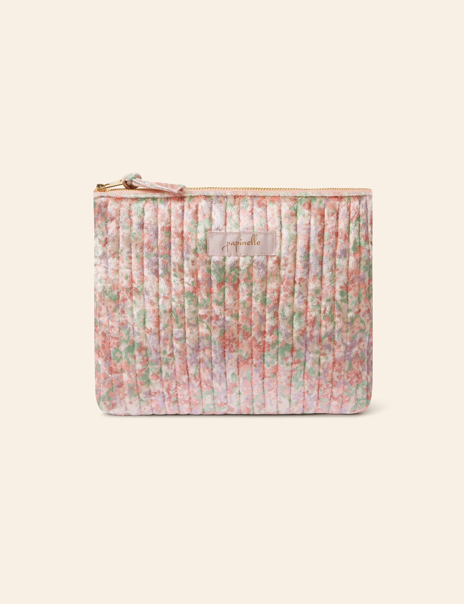 Velvet Quilted Cos Bag