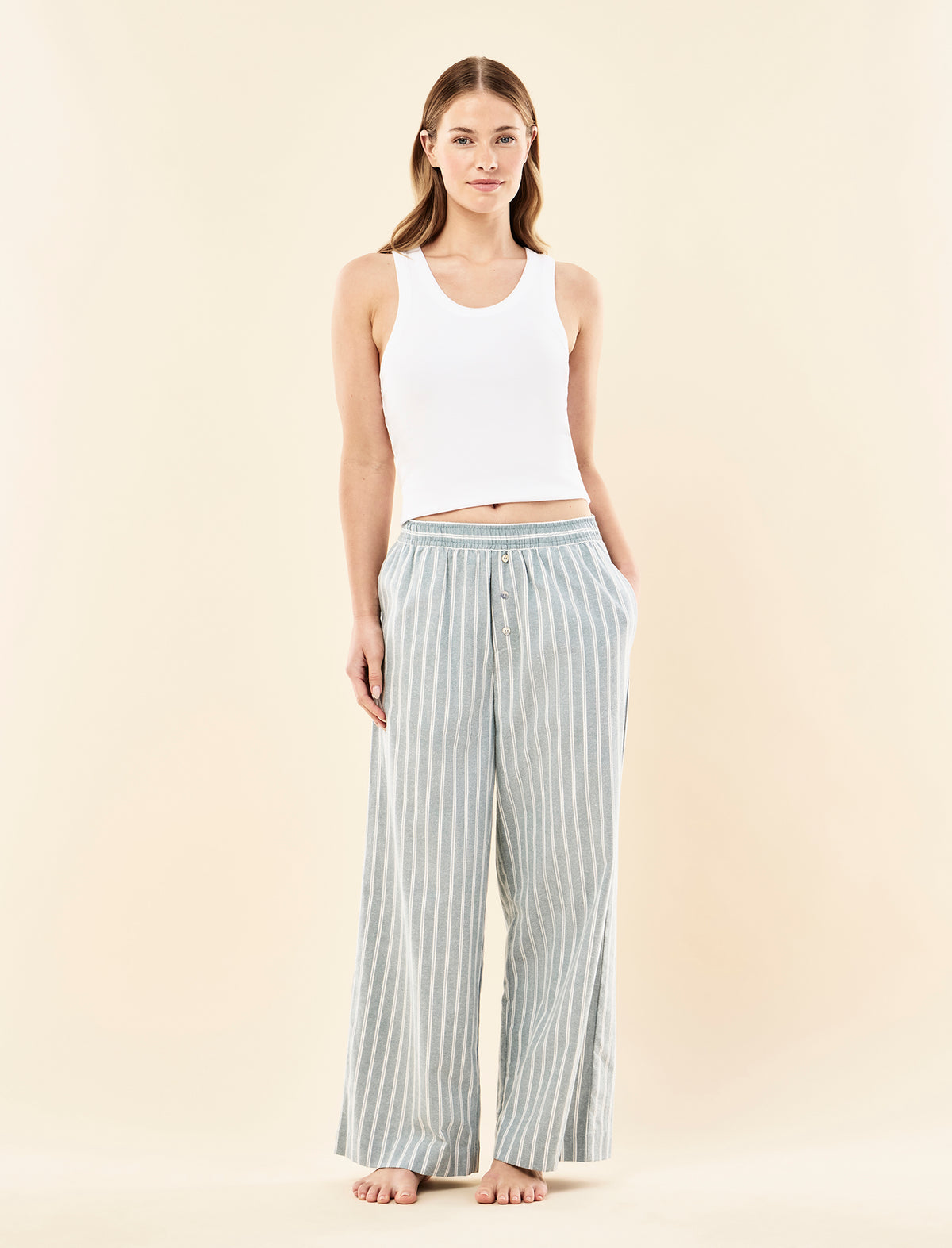 Organic Brushed Cosy FL Pant