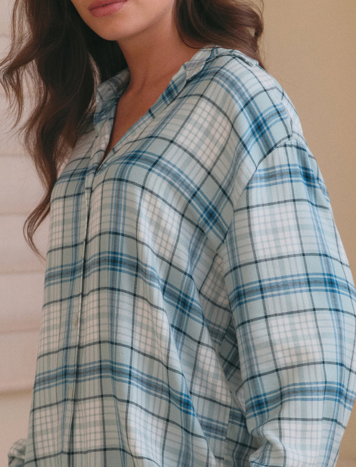 Comfy Plaid Full Length PJ Set
