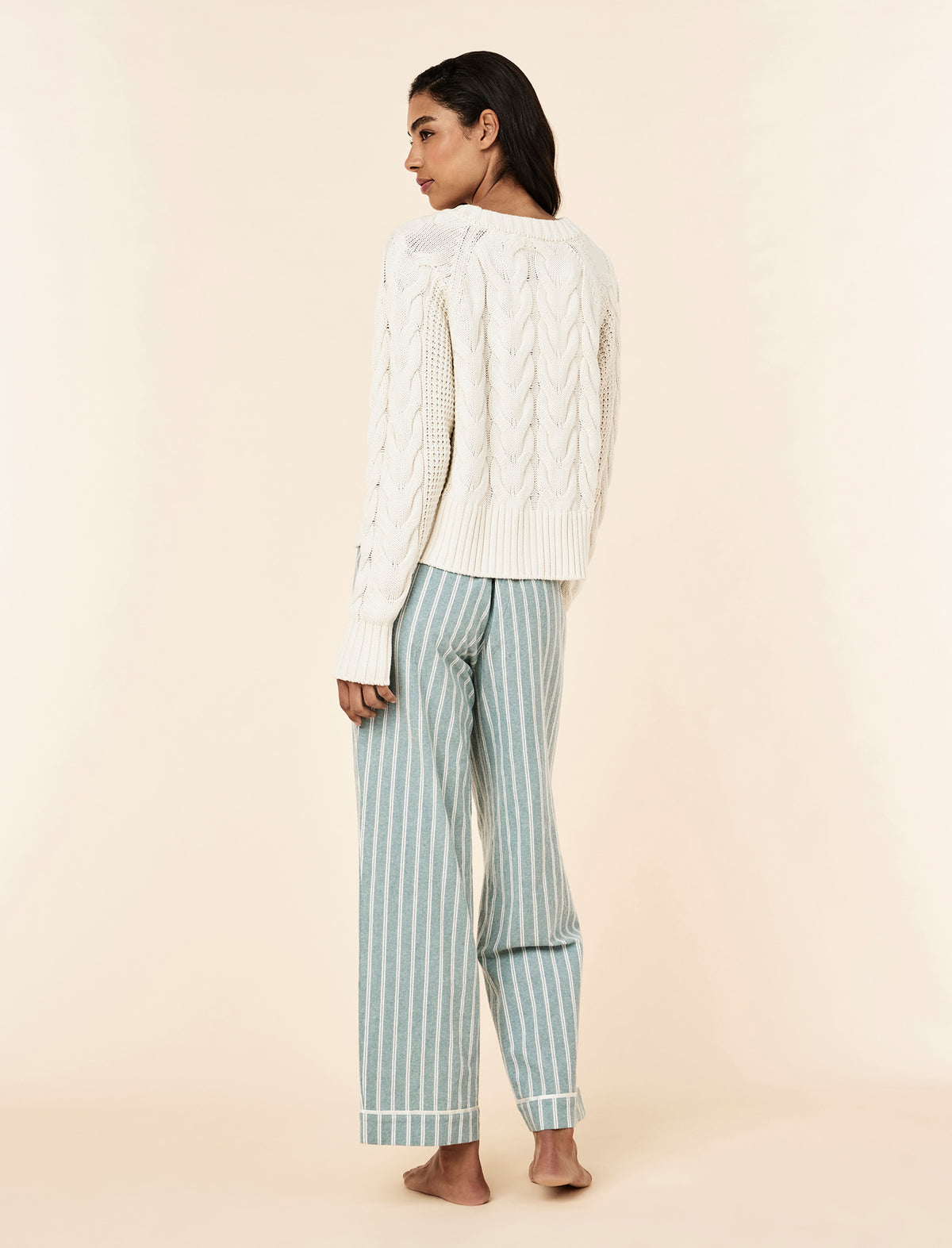 Cosy Cable Cotton Cashmere Cardi
