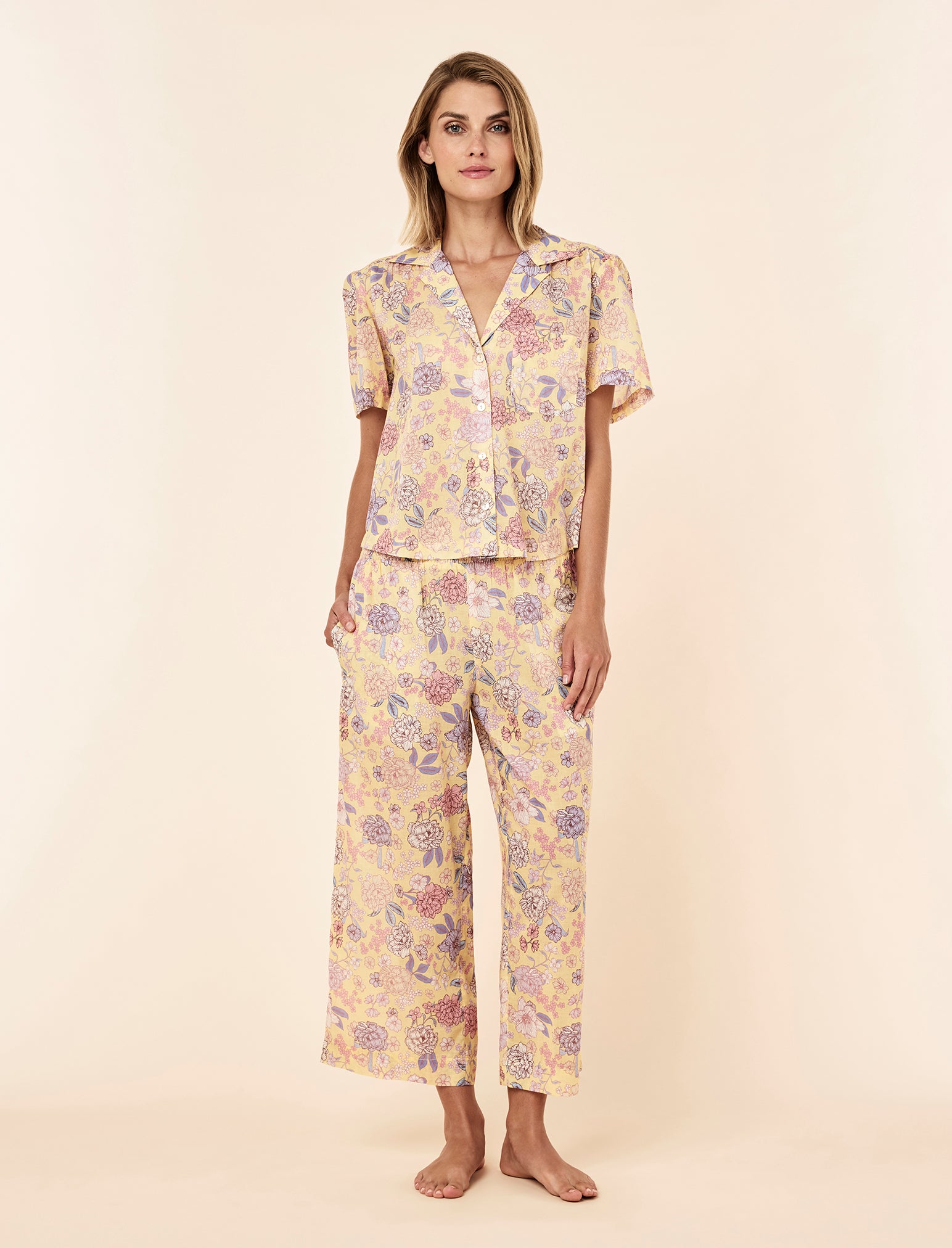 Karolina Crop PJ Set