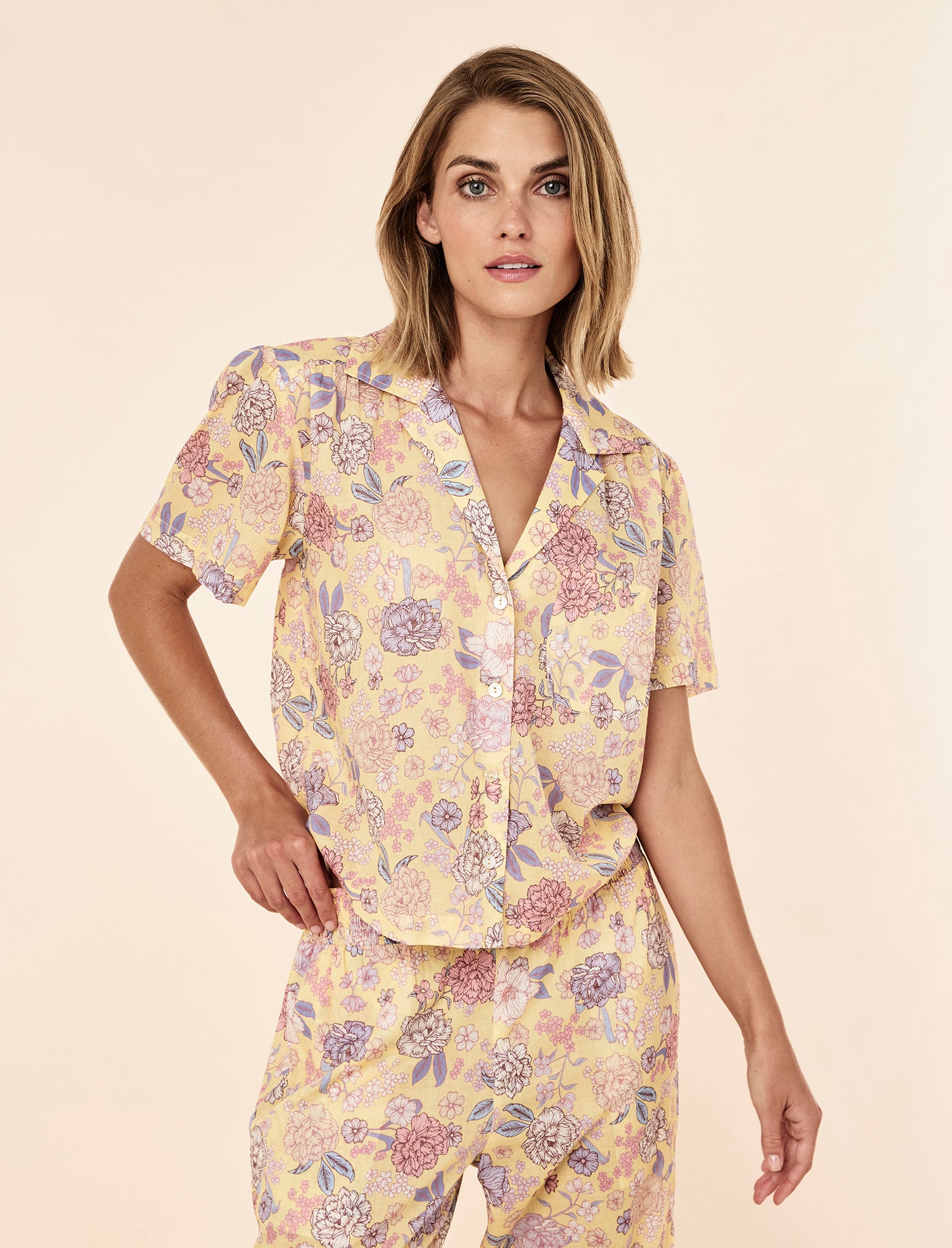 Karolina Crop PJ Set
