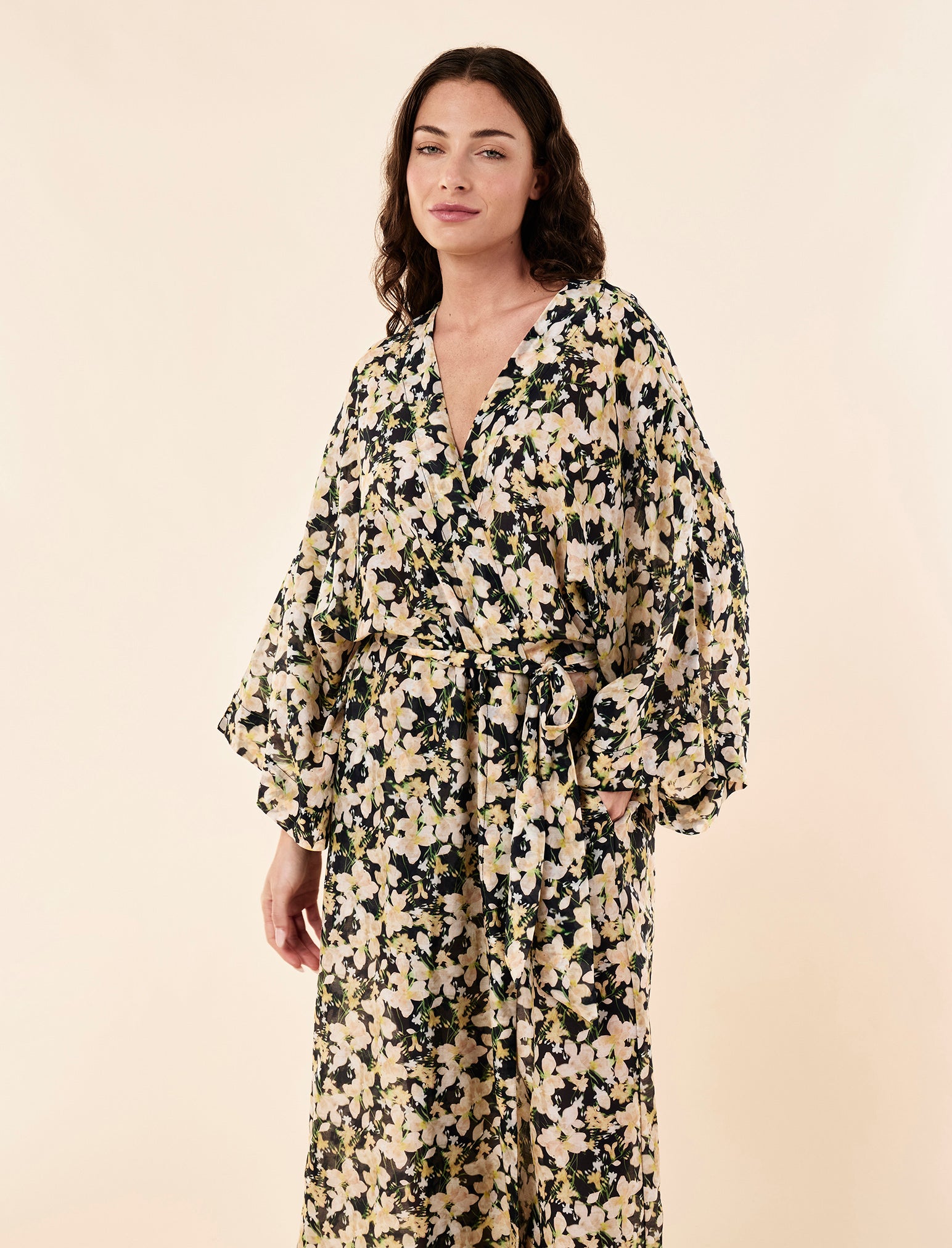 Serena Kimono Maxi Robe