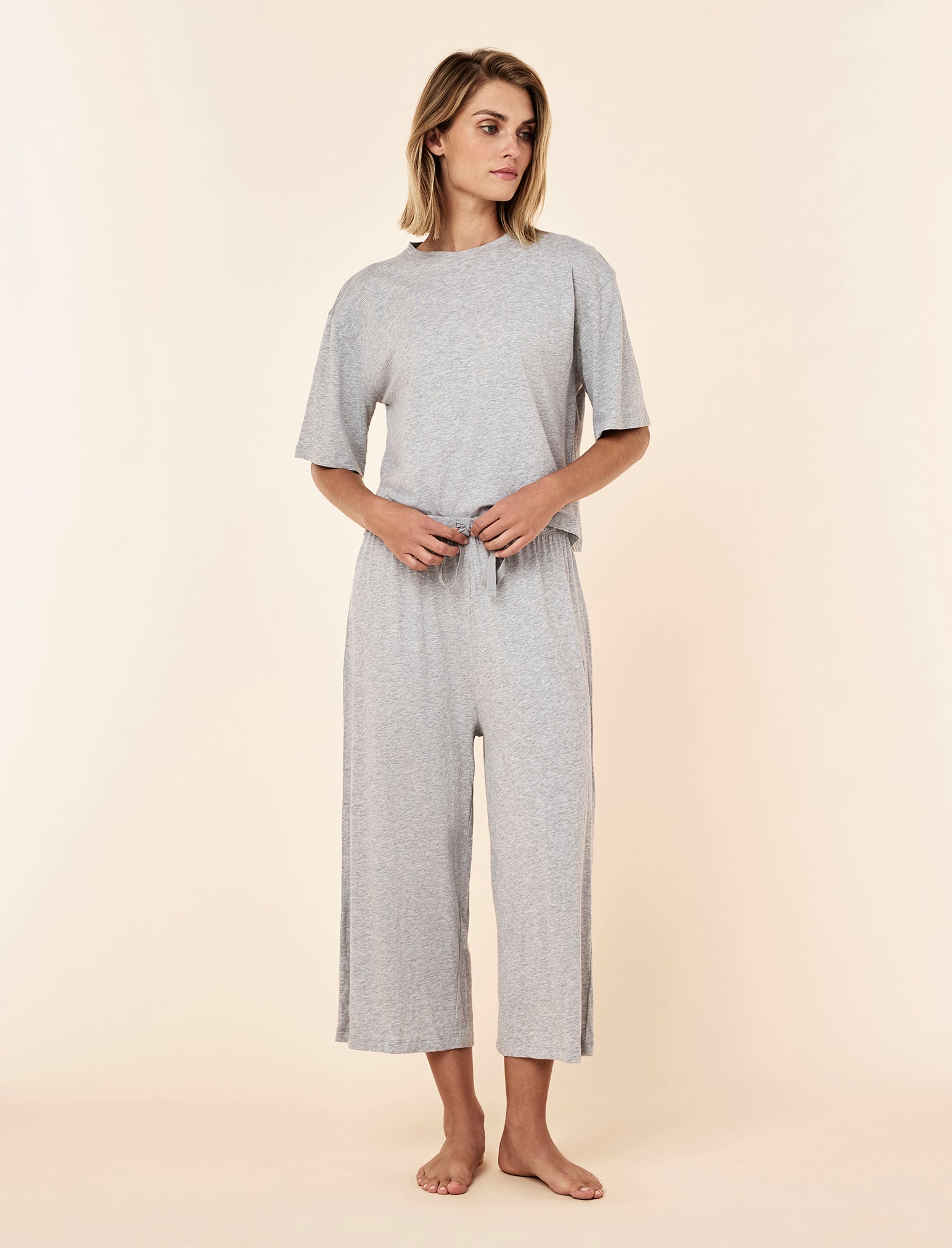 Jada Organic Cotton Knit Half Sleeve Tee