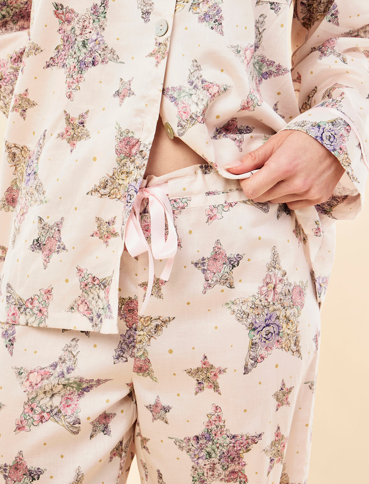 Floral Star Full Length PJ Set