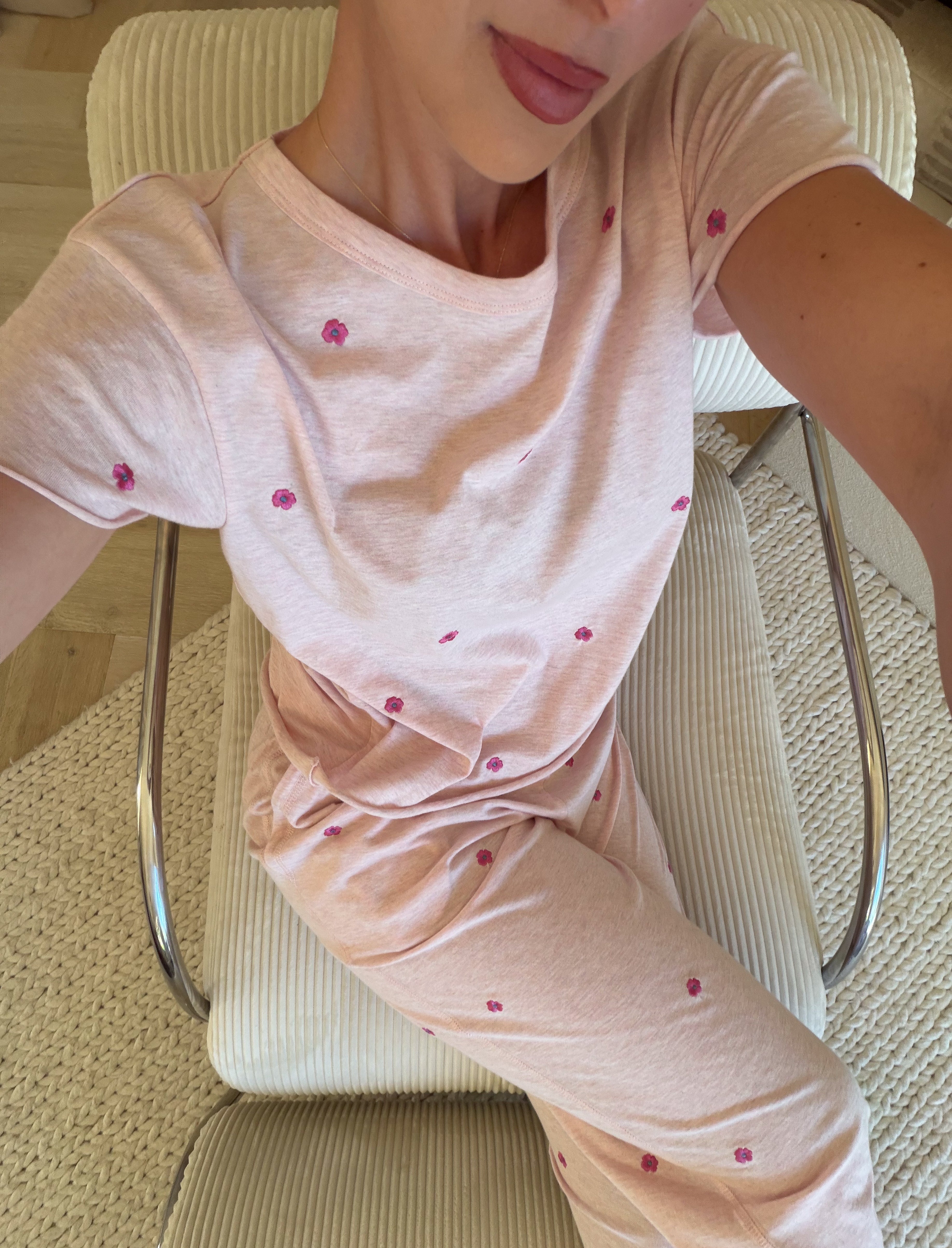 Jada Posy Boxy Tee and Straight Leg Pant