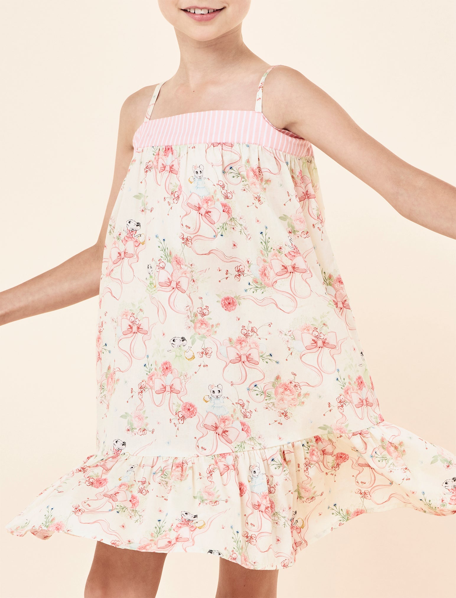 Claris The Mouse Kids Strappy Nightie