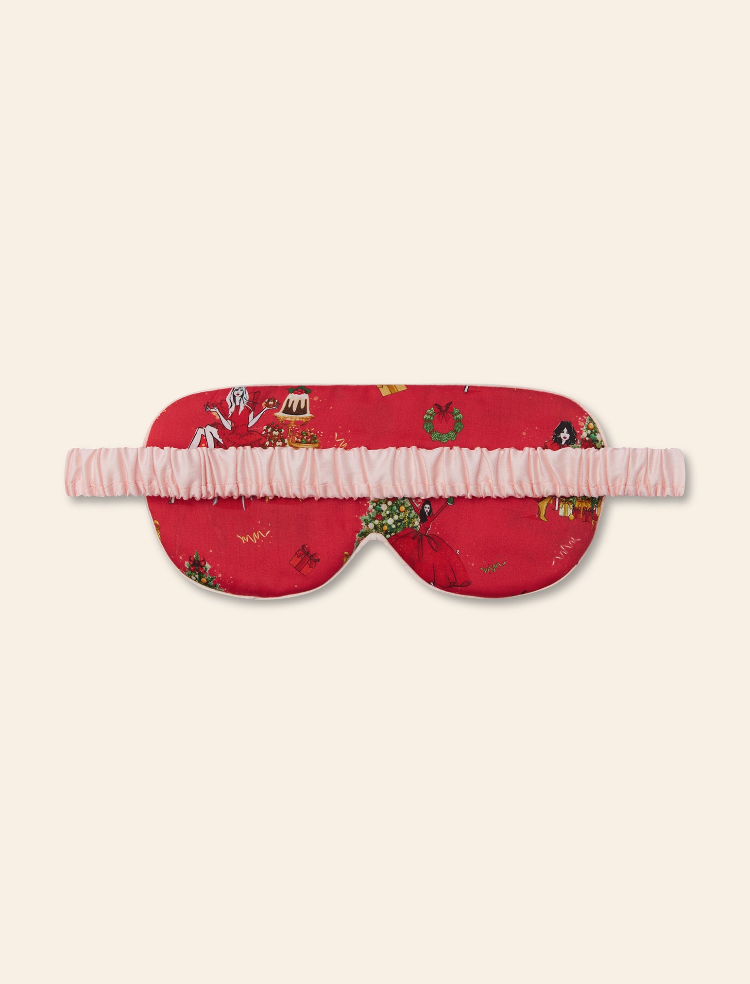 Claris The Mouse & Christmas Surprise Reversible Eye Mask