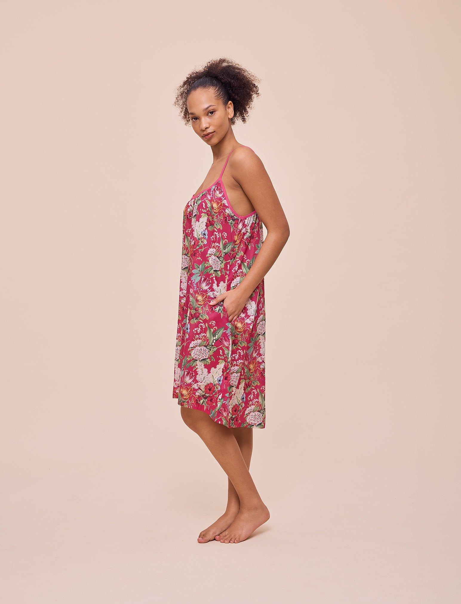 Clara Strappy Midi Nightie