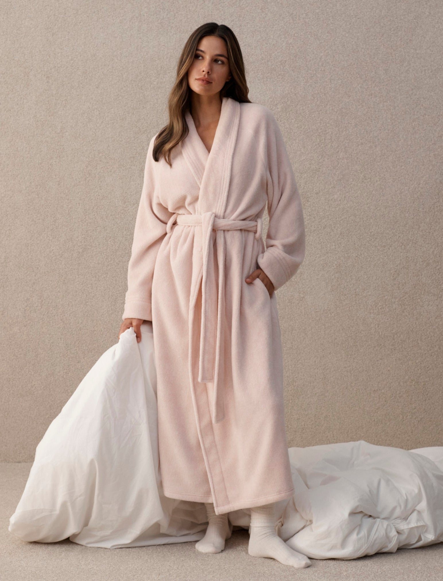 Long Plush Robe